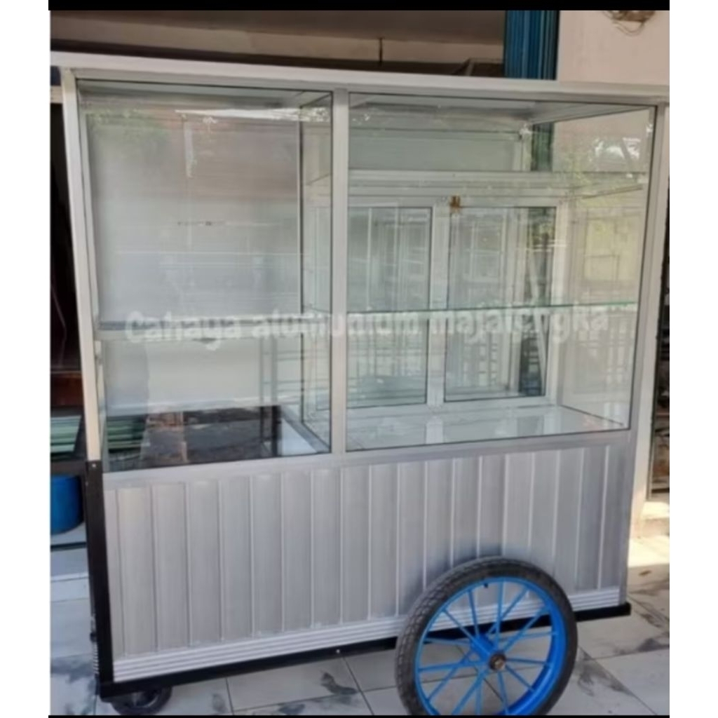 Rombong Aluminium Keliling | Gerobak Soto Ayam Lamongan | Rombong Bakso | Both Aluminium | Gerobak K