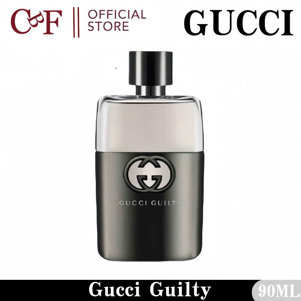 100% Original/Gucci Guilty Pour Homme Eau De Toilette EDT 90ML Parfume Pria Tahan Lama 24 jam