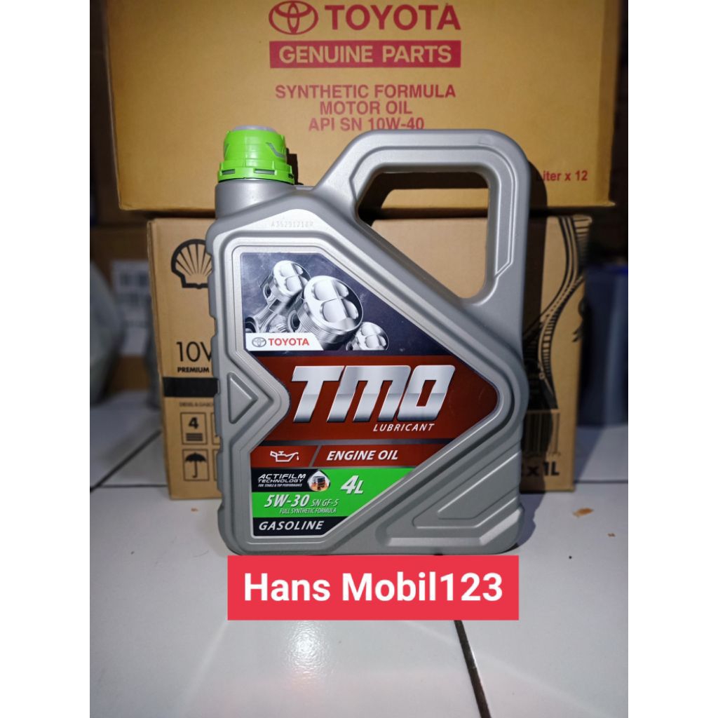Oli TMO Green SAE 5W-30 Bensin Full Sythentic Formulla, Api SN GF-5 Original