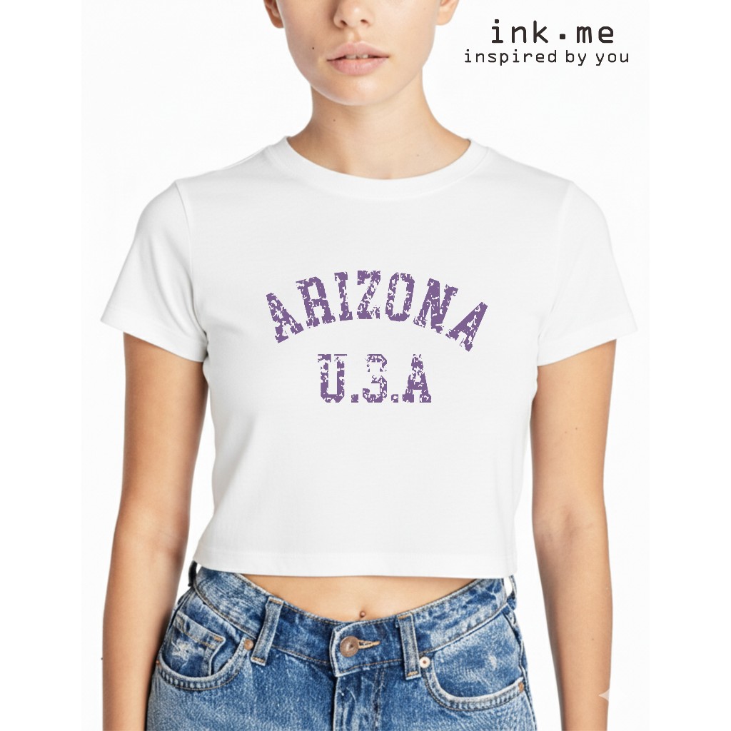 KAOS CROP TOP ARIZONA USA / KAOS WANITA CROP TOP ARIZONA