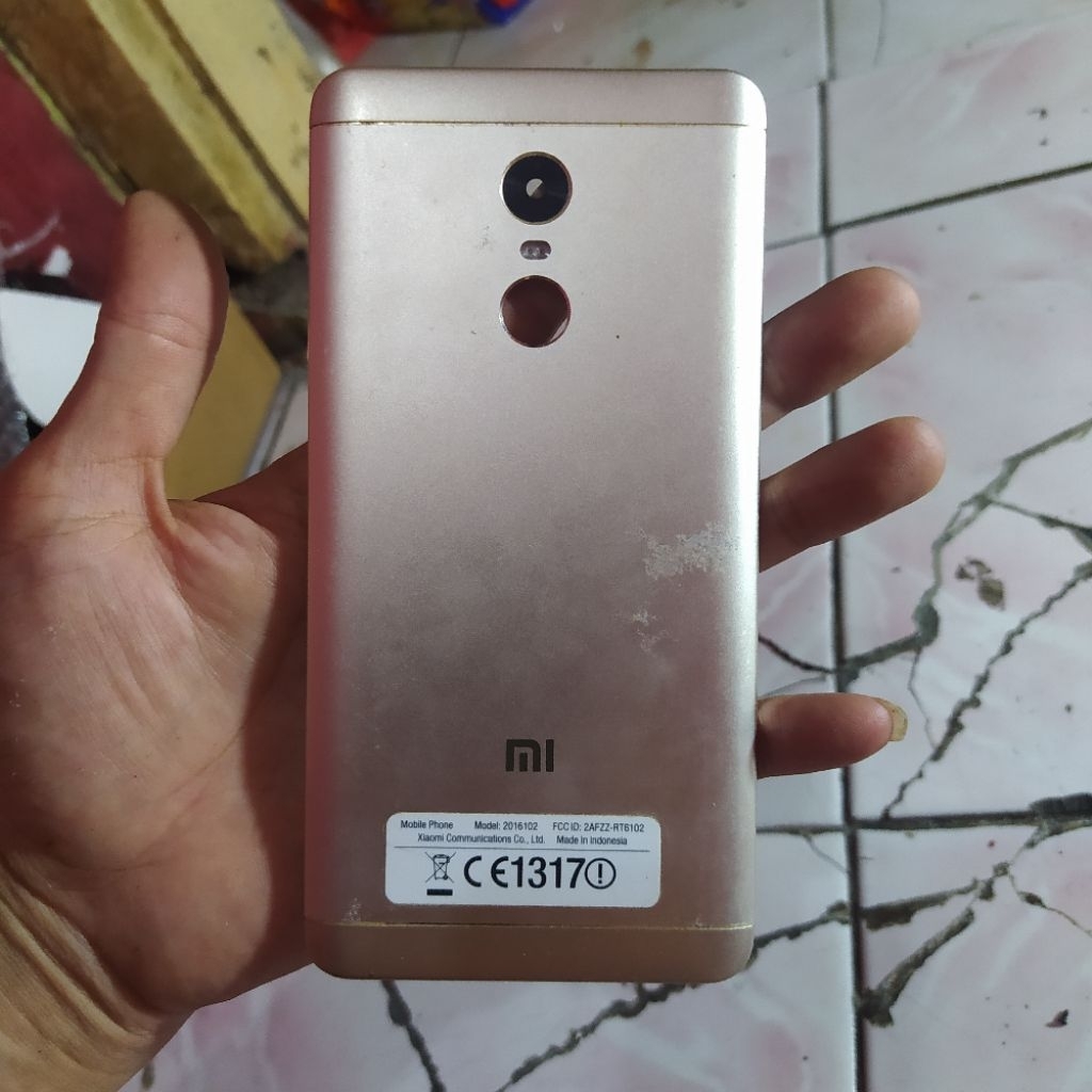 backdoor redmi note 4x snapdragon original copotan mulus