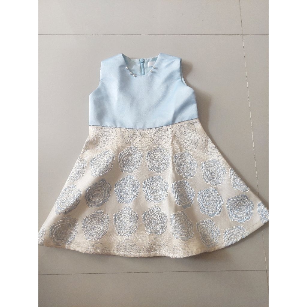 dress baju pesta party ultah anak perempuan balita umur 2tahun 3tahun
