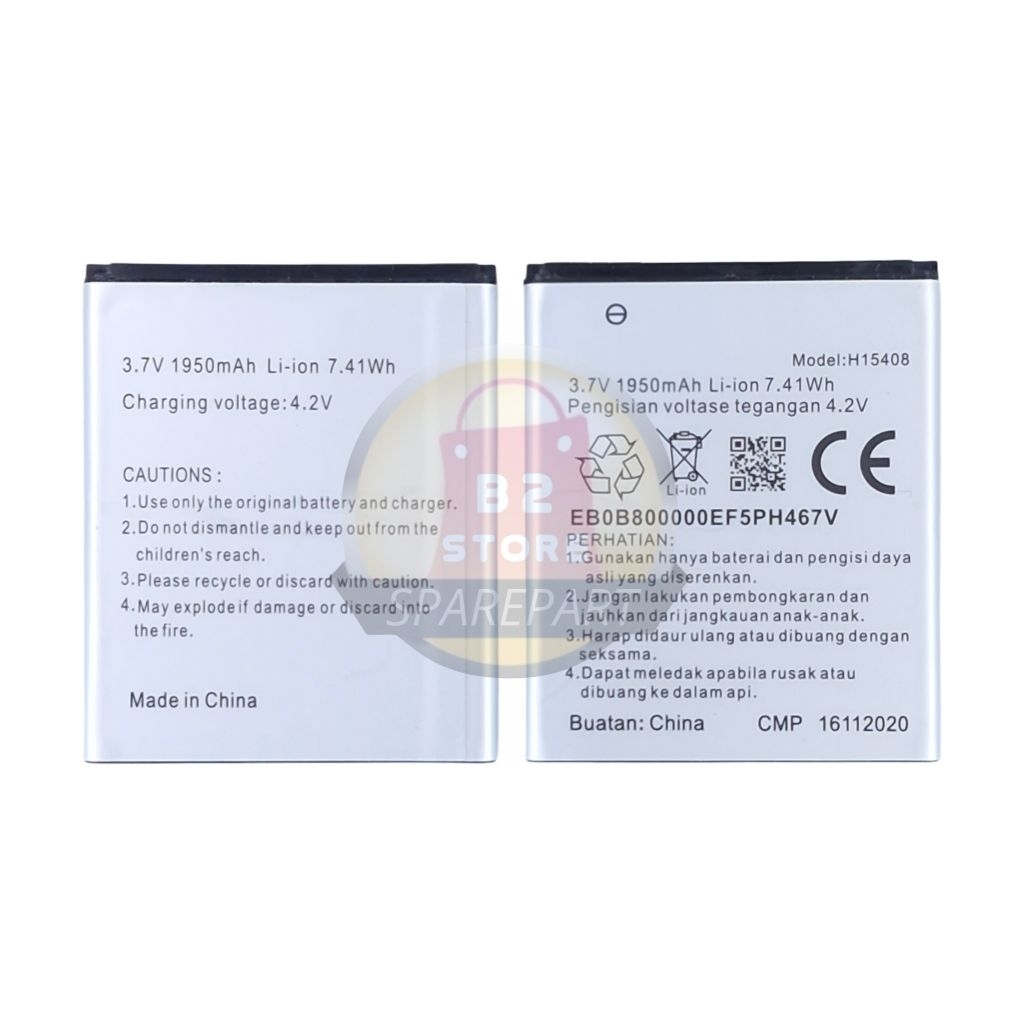 BATERAI H15408 FOR SMARTFREN ANDROMAX A A16C3H / ANDROMAX B A26C4H BATTERY