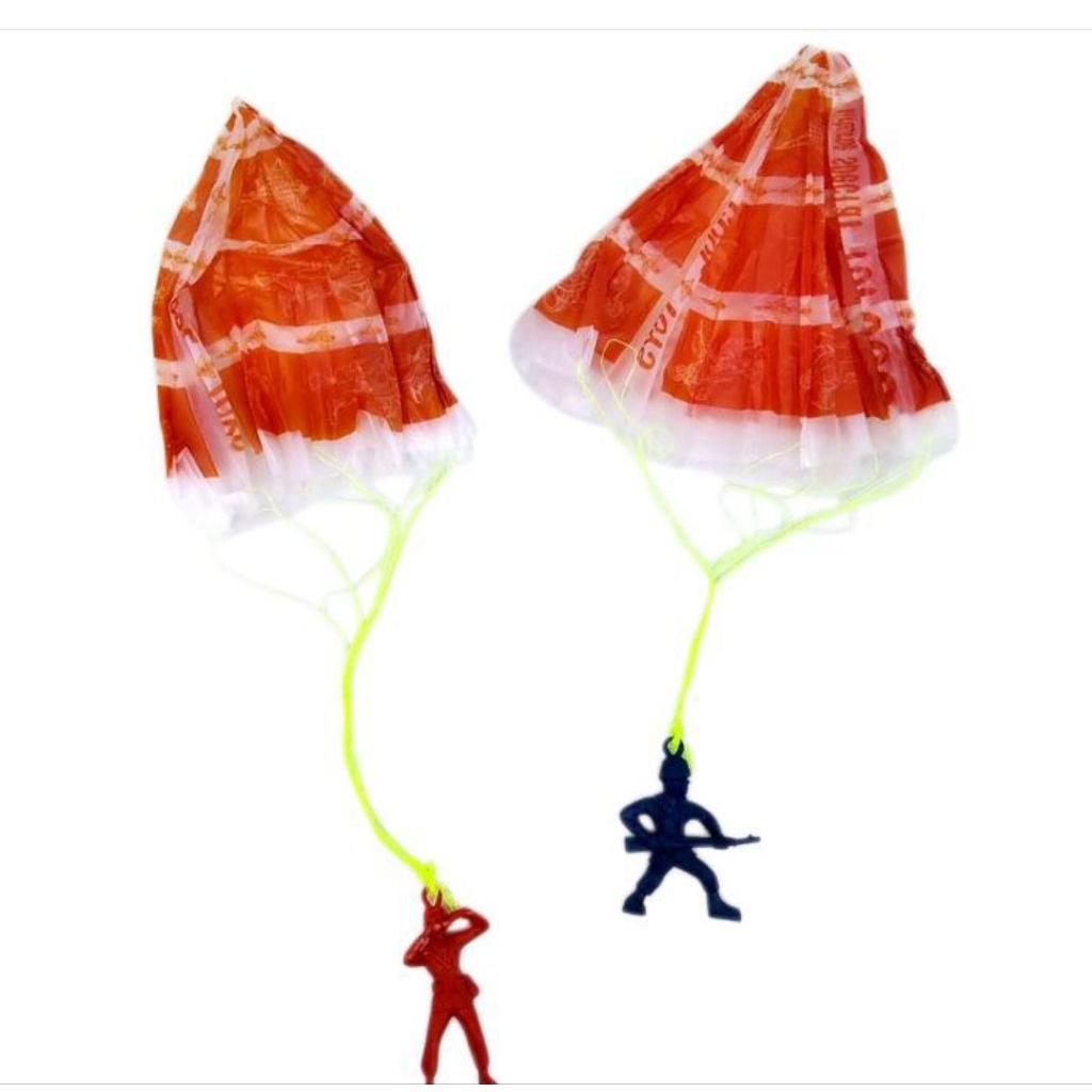 Mainan jadul terjun payung tentara