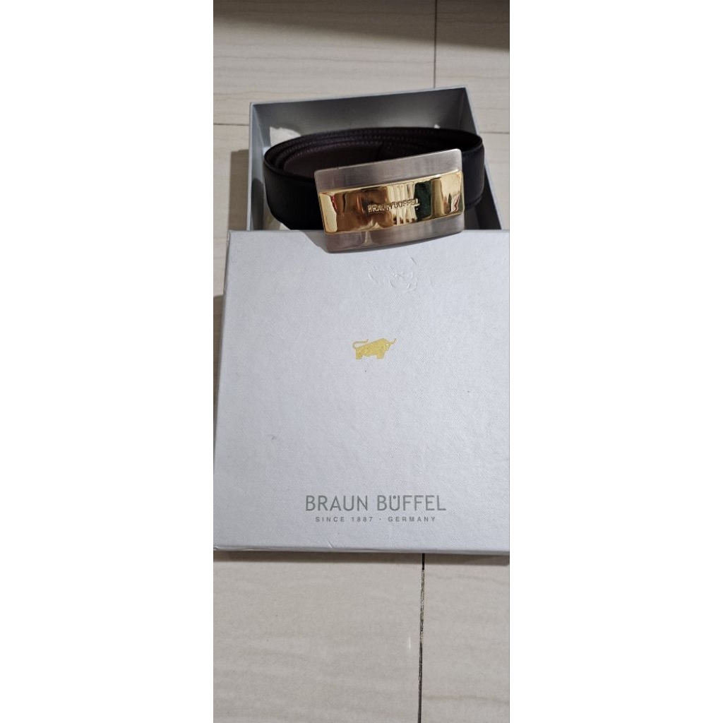 BNIB - Ikat Pinggang Pria Braun Buffel Original