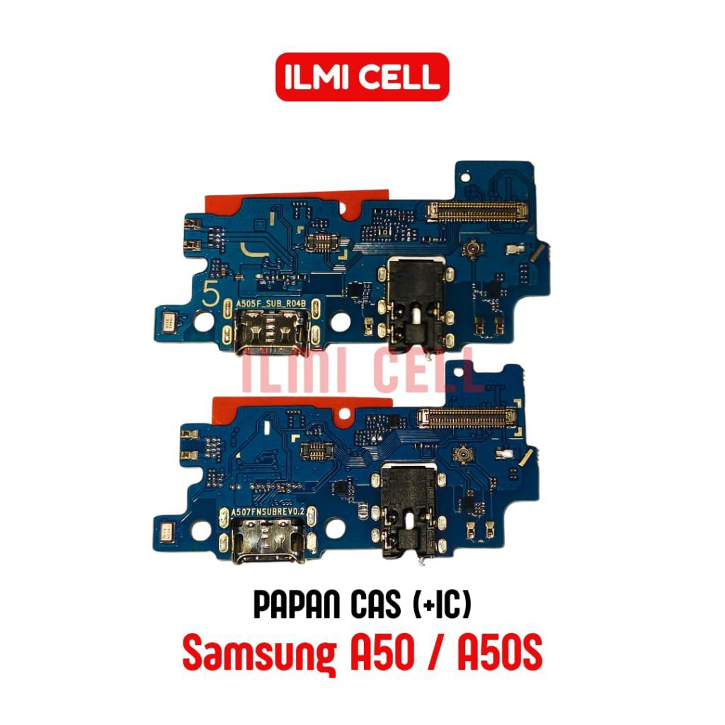 PAPAN KONEKTOR CAS MIC SAMSUNG A50 / A50S ORI