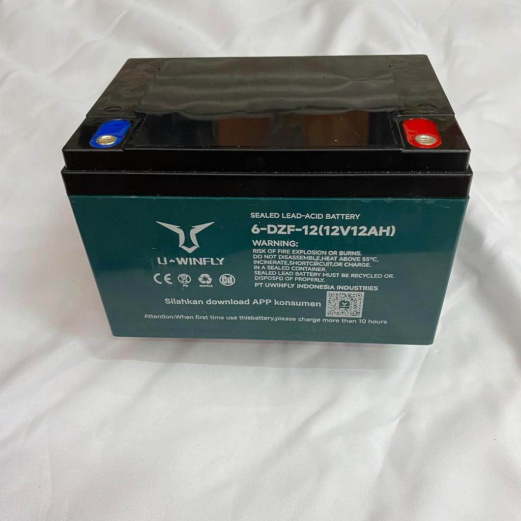 Baterai Sepeda Listrik Motor Listrik Uwinfly 12V/12Ah/20Ah Original Bergaransi