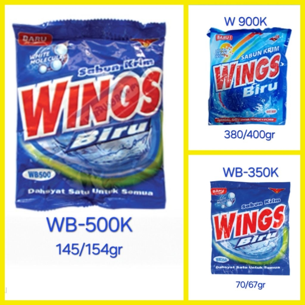 wings biru sabun colek /cream WB500K/WB350K/WB900K