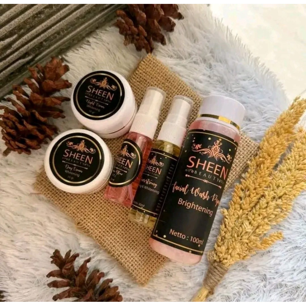 Paket Lengkap HD sheen beauty(facial,toner,serum,day,nigth)
