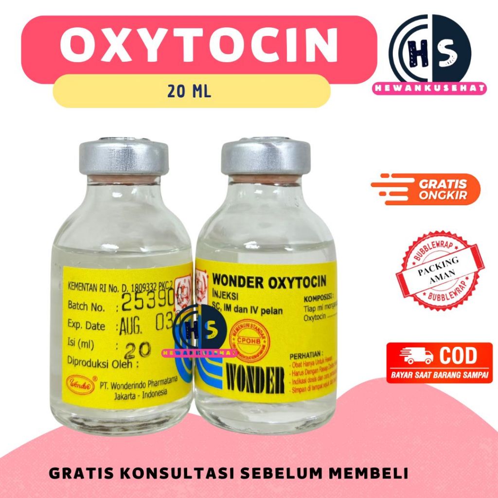 WONDER OXYTOCIN 20 ML – Untuk Kesehatan Hewan