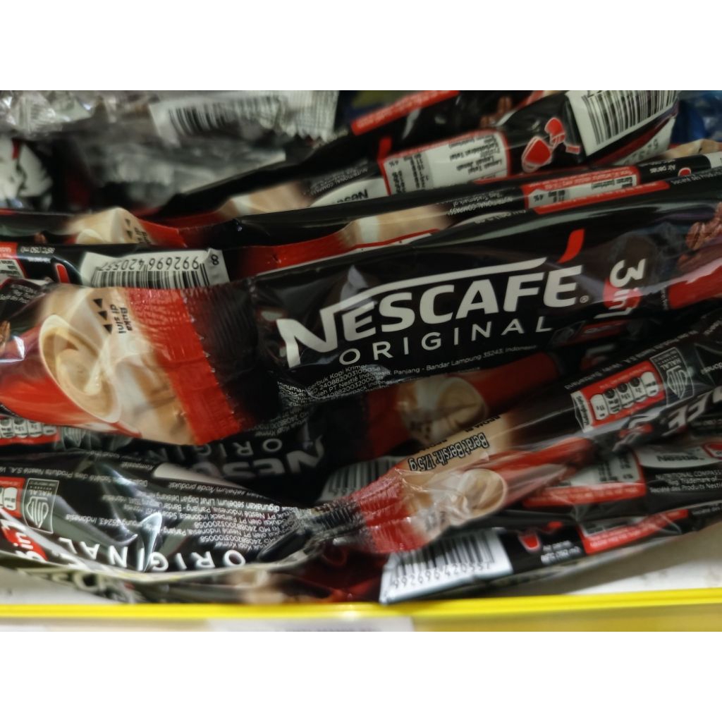 KOPI INSTAN NESCAFE ORIGINAL RENCENG ISI 10 SACHET
