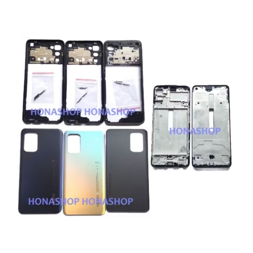 backcover kesing housing casing Oppo Reno 6 4g kesing + frame