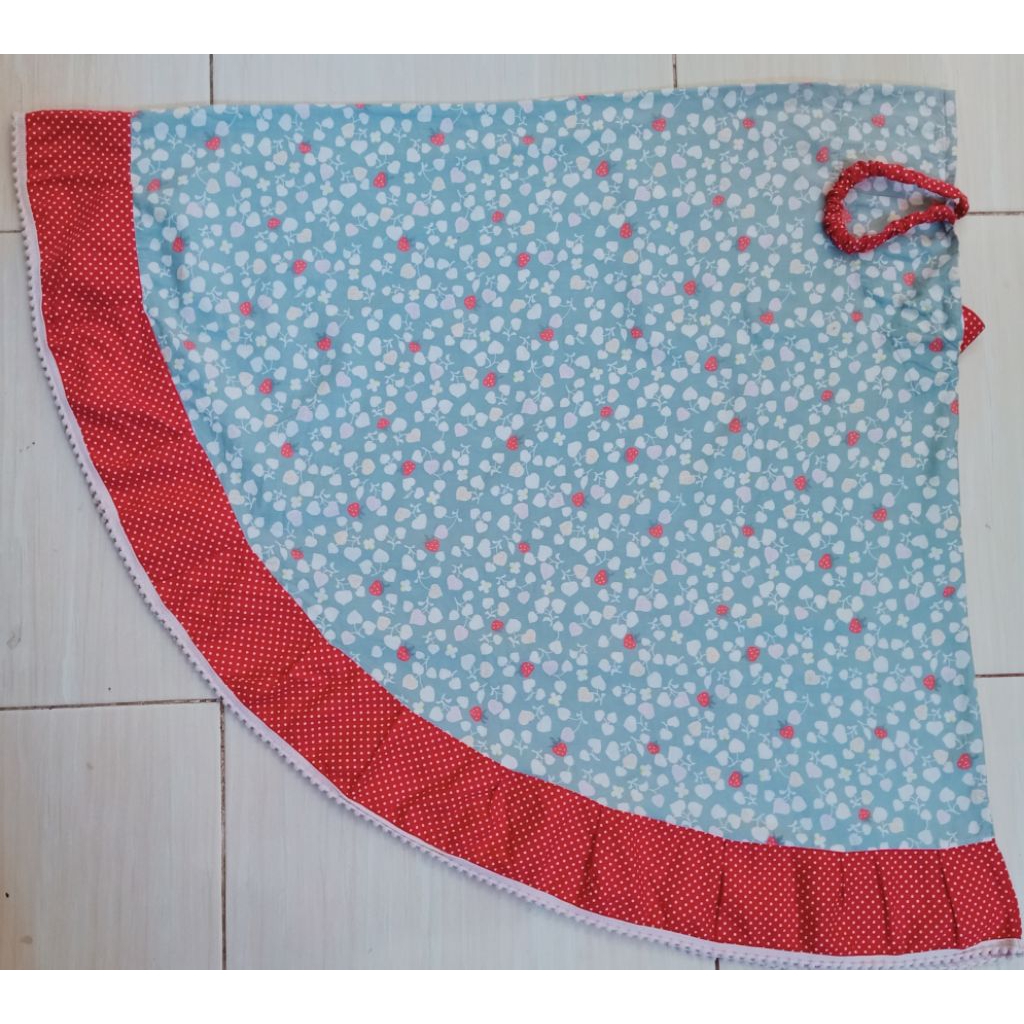 Mukena anak bahan katun jepang bunga karakter adem tebal umur 1 2 3  tahun ada tas bagus murah good 