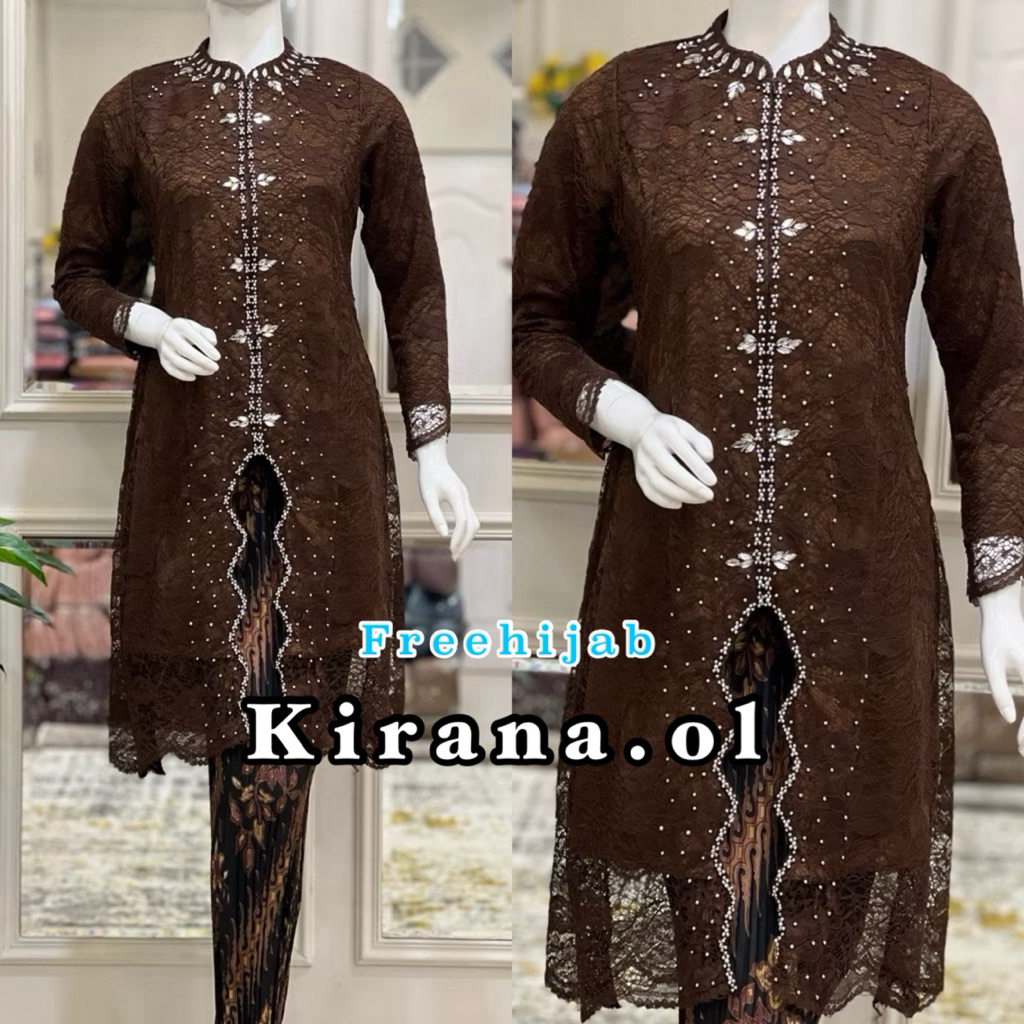 (FREE HIJAB) KIRANAOL - KEBAYA PAYET MODERN - BAJU KEBAYA MODERN - KEBAYA PESTA - KEBAYA MALAYSIA - 