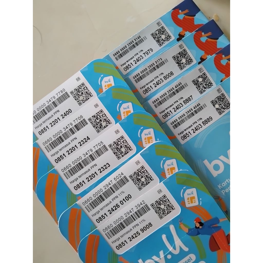 NOMER CANTIK PERDANA BY.U TELKOMSEL BONUS KUOTA 3GB