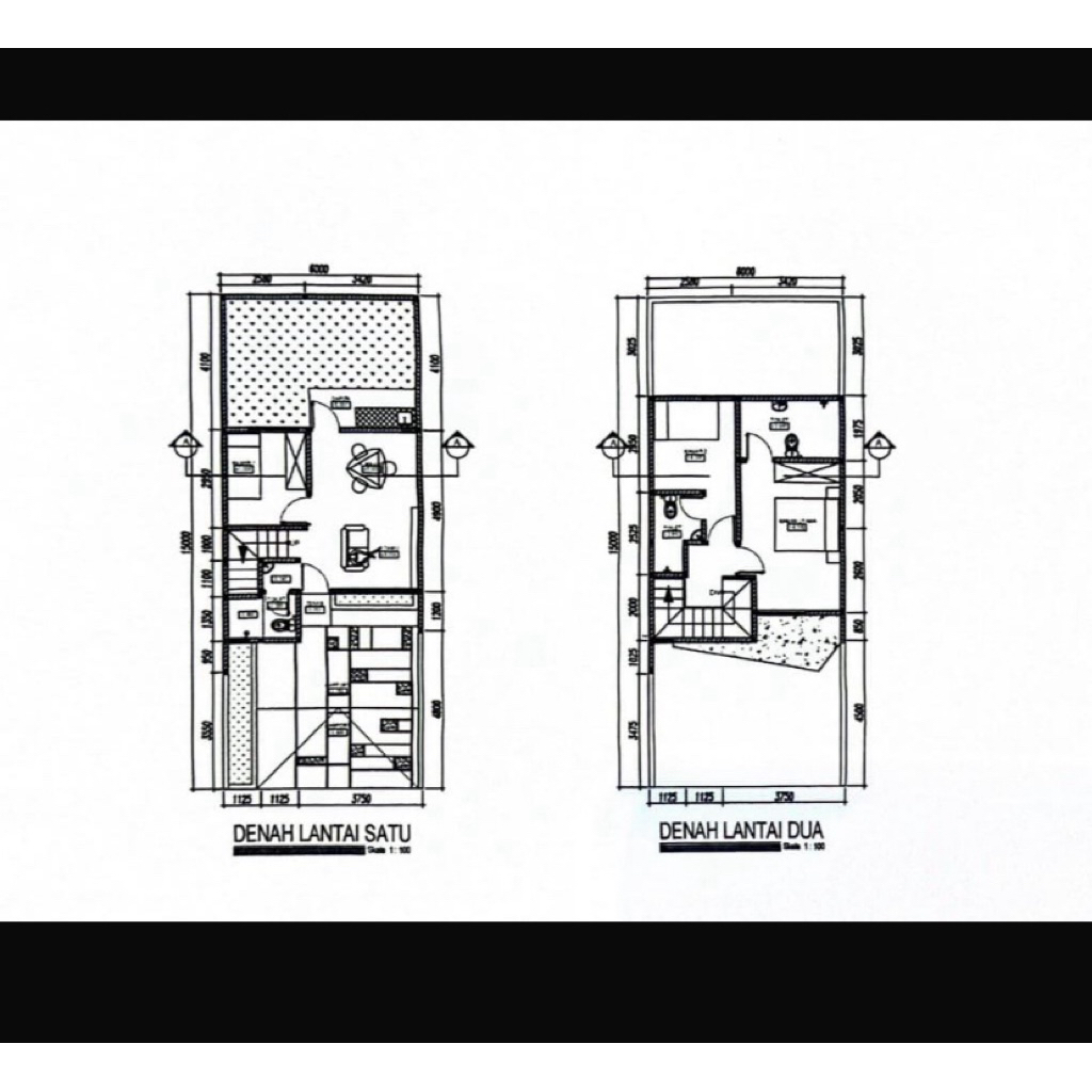 Gambar 3D Arsitektur Rumah 2 Lantai