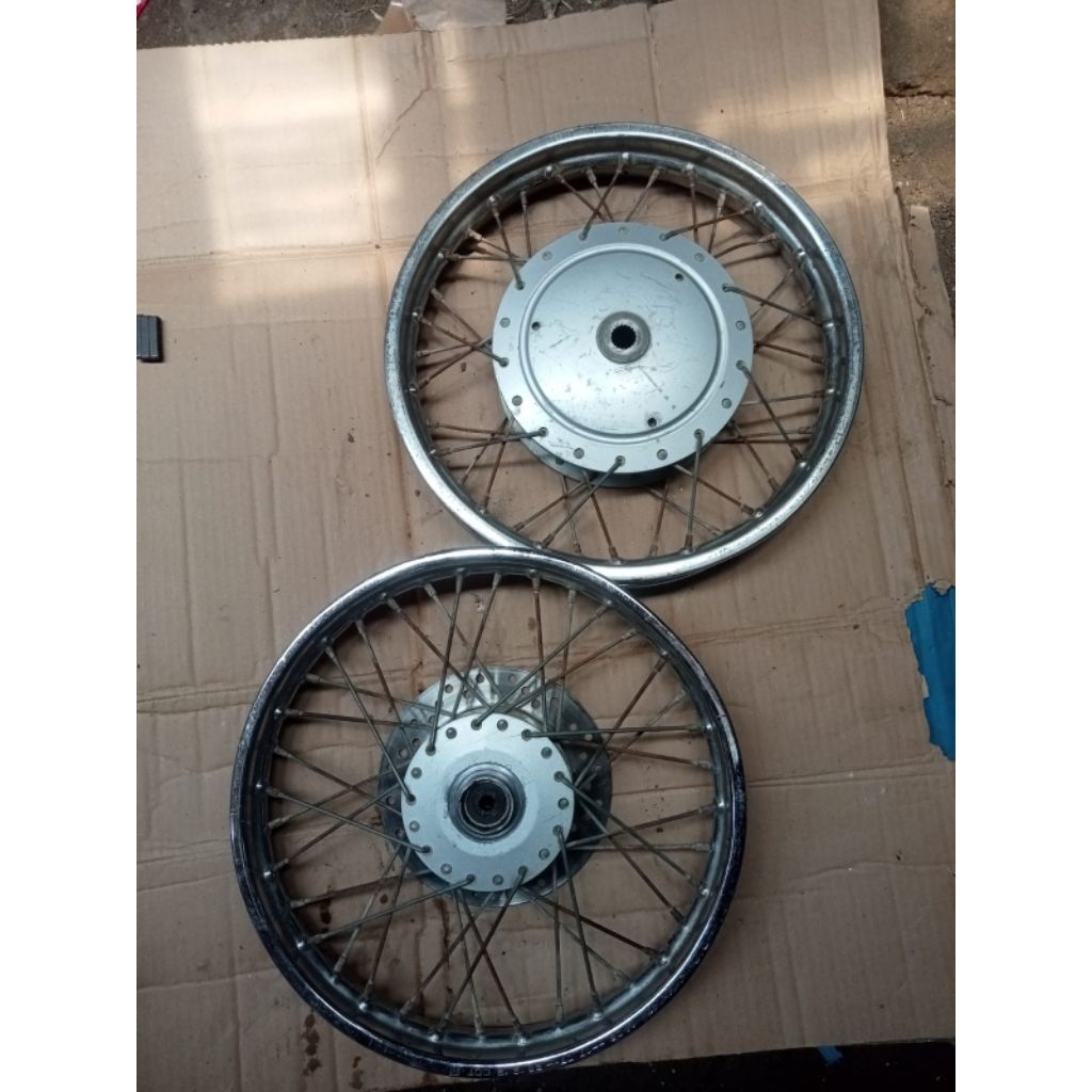 pelek velg depan belakang motor Yamaha Mio j soul GT Mio sporty original copotan