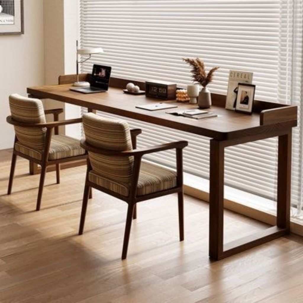 Set Meja Kerja/Meja Belajar 2 Kursi