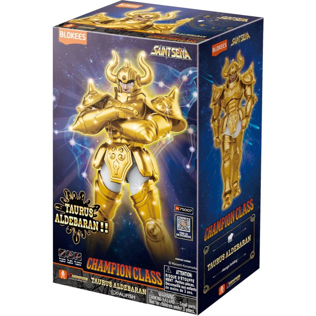 [READY STOCK] Buluke / Blokees Saint Seiya Taurus Aldebaran Champion Class