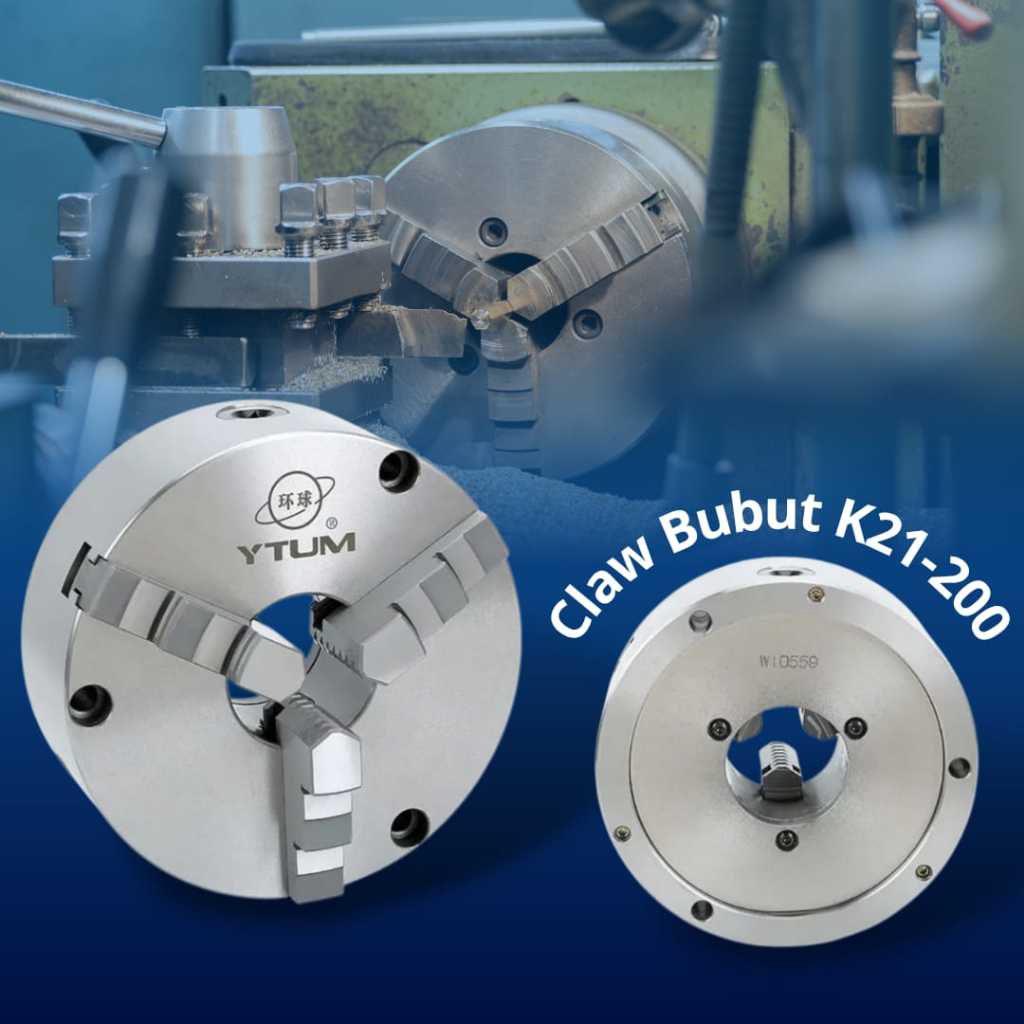CLAW BUBUT K21-200 BOLADUNIA YTUM | CHUCK BUBUT BAUT DEPAN UK 8IN | CLOW BUBUT
