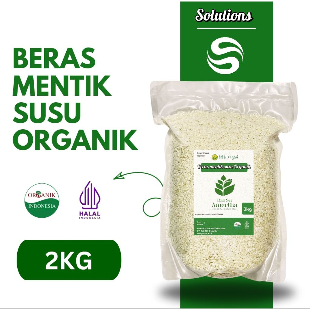 beras MPASI organik mentik susu ( Aromatic organic rice ) bundling promo