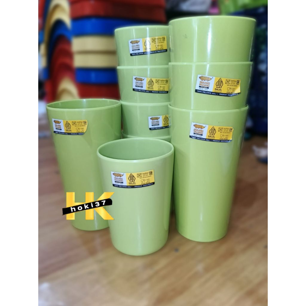 GELAS MELAMIN GOLDEN DRAGON