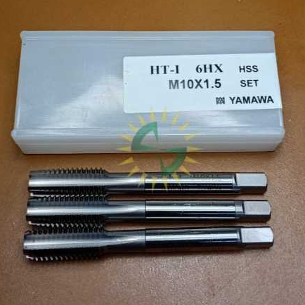 HAND TAP YAMAWA JAPAN / Hand tap yamawa M10X1,5 SET ORIGINAL YAMAWA  / TAP MANUAL YAMAWA M10X1,5