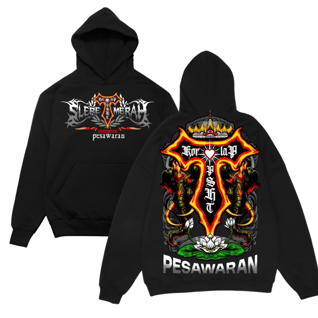 Hoodie korlap PSHT pesawaran original - Hoodie korlap PSHT sektor barat warna hitam