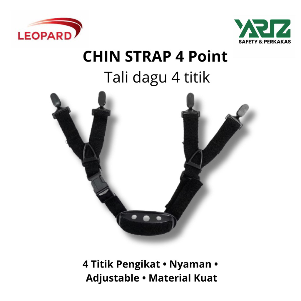 Leopard Chin Strap 4 Point – Tali Dagu 4 Titik Tali dagu Y