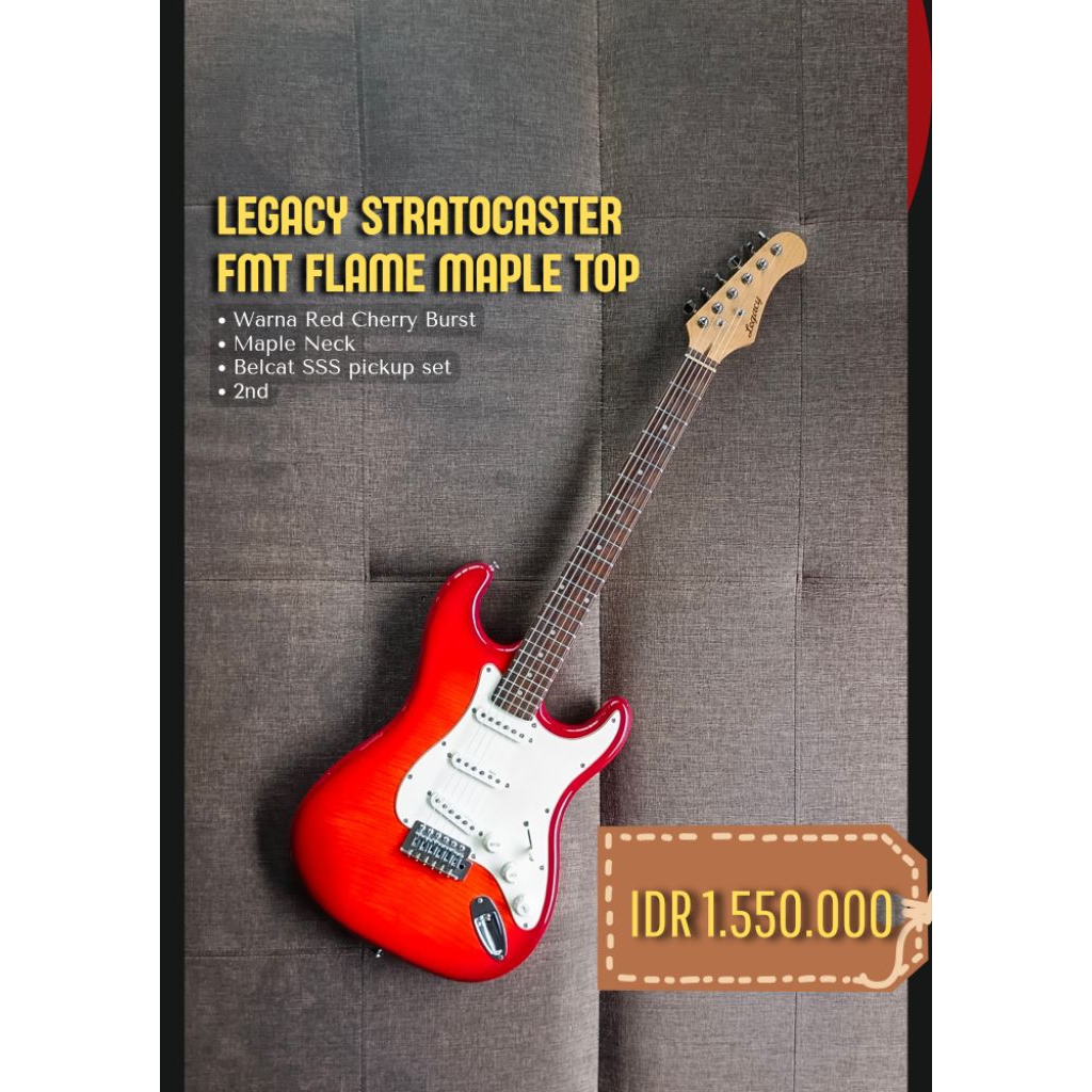 legacy stratocaster flame maple plus admin 7.5%