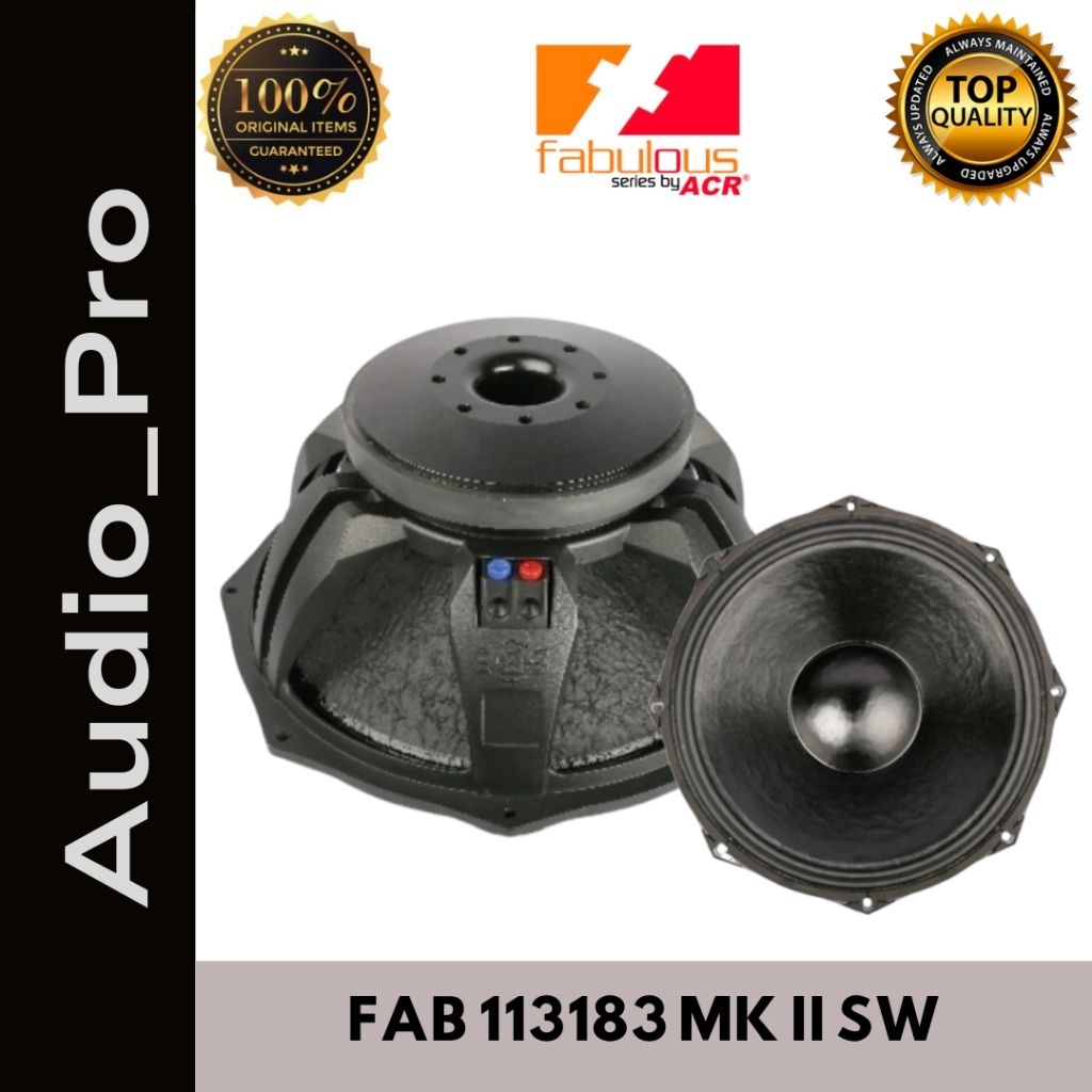 SPEAKER KOMPONEN 18inch FABULOUS 113183 MK2 SW ORIGINAL