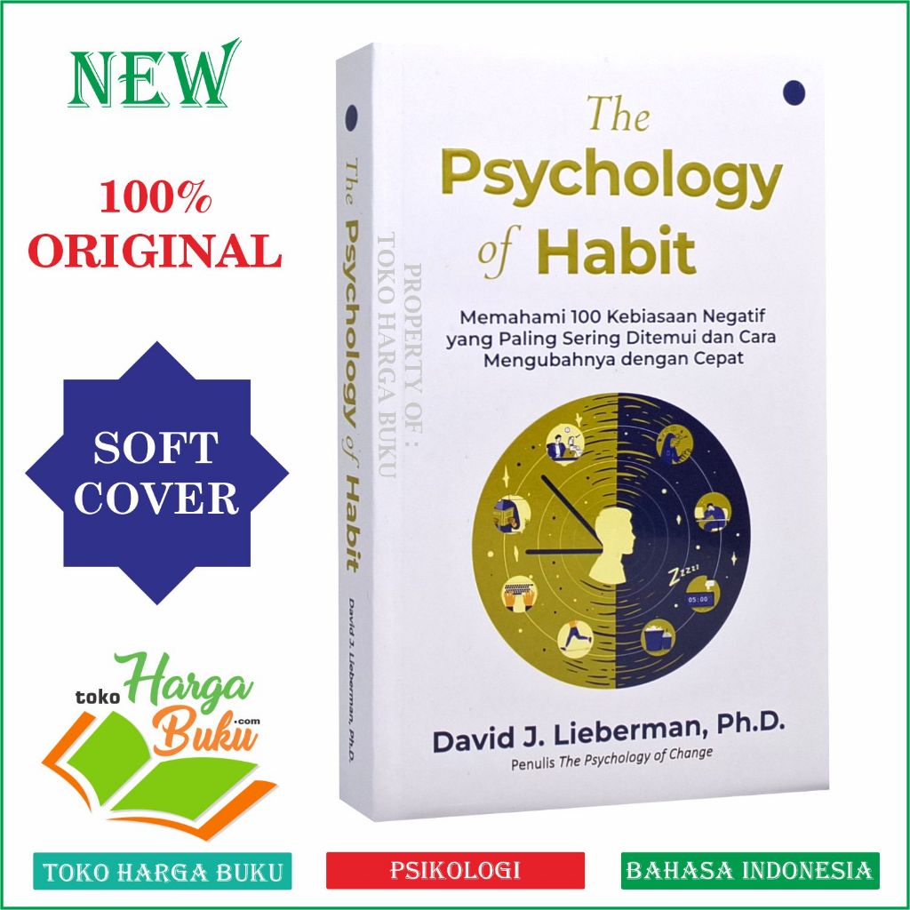 Foto The Psychology of Habit Memahami 100 Kebiasaan Negatif yang Paling Sering Ditemui dan Cara Mengubahnya dengan Cepat - Qaf