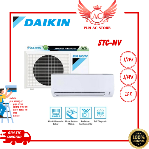 AC DAIKIN STANDAR THAILAND STC15NV (1/2PK) / STC20NV (3/4PK) / STC25NV (1PK) AC DAIKIN STANDAR THAIL