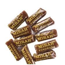 Jenang Mirah / Jenang Dodol Mirah Khas Ponorogo Mika Besar Isi 16 pcs