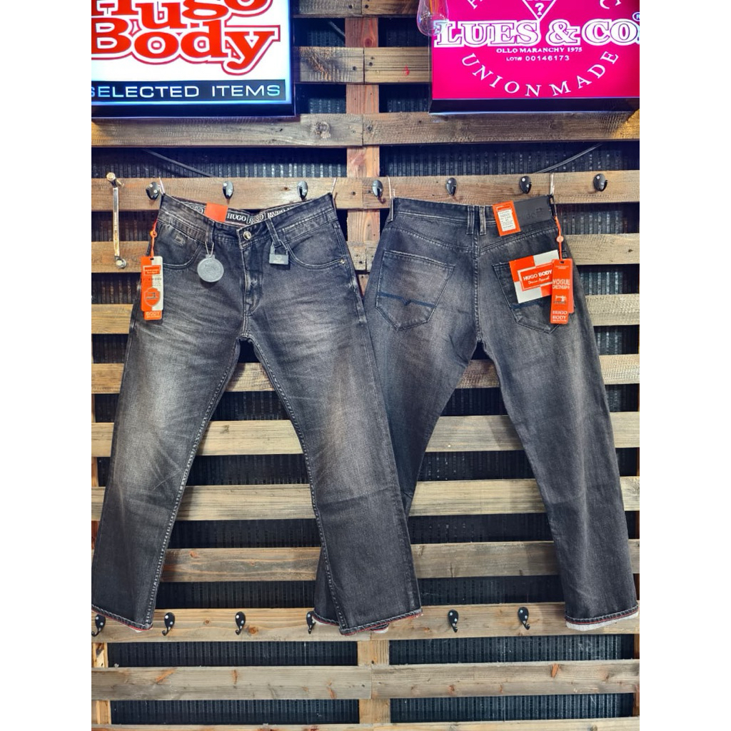 HUGO BODY,CELANA PANJANG PRIA,CELANA DISTRO,STANDART NON STRETCH