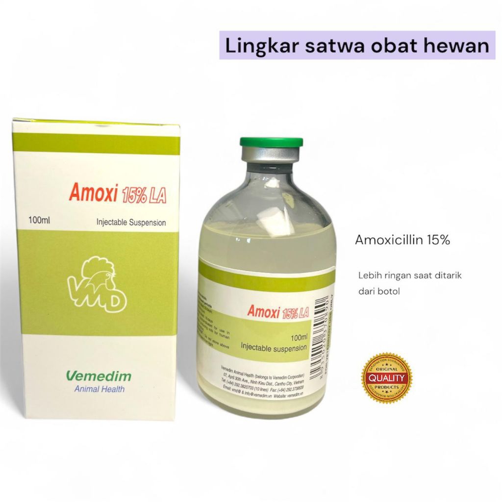 Amoxi LA 15% Vemedim 100 ml