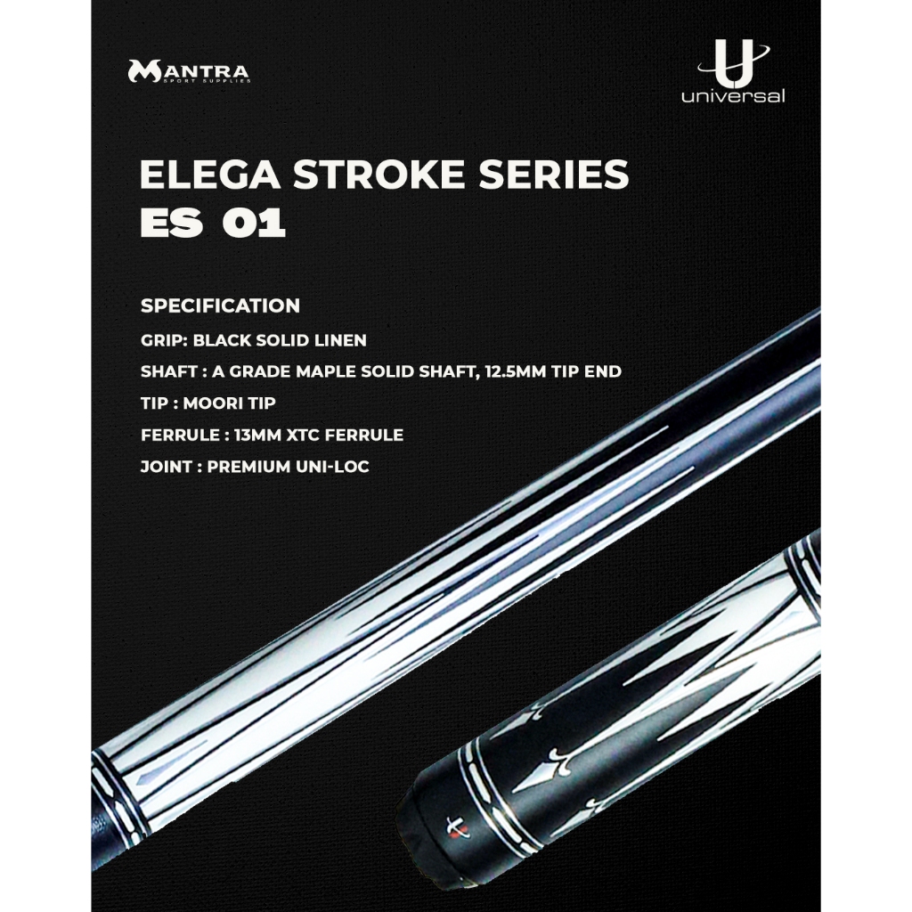 Universal Cue Type Elega Stroke Series