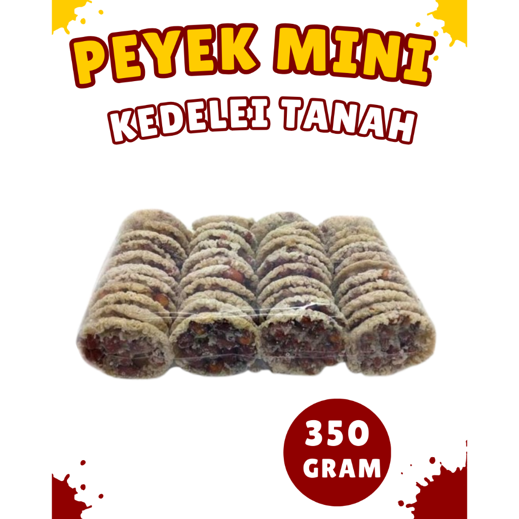 Peyek Kacang  Tanah Mini - Khas Jogja