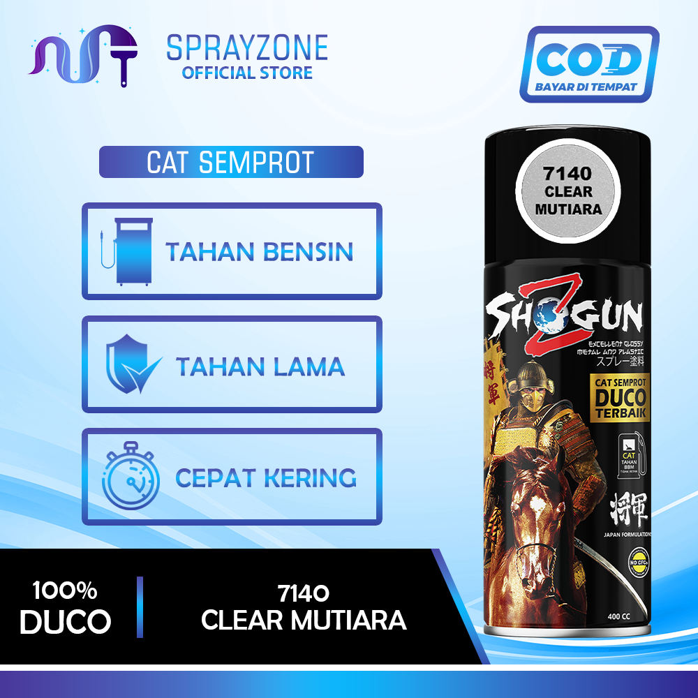 Cat Semprot Pilok Pilox Pylox Clear Metalik Shogun Z Clear Mutiara Glossy 7140 400cc Tahan Bensin