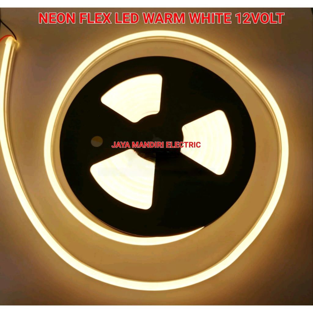 Lampu Led Neon Flex Strip Felxible 5m Natural 4000k Kuning 5 Mtr Led Selang Neon 5meter DOT LESS Dc 