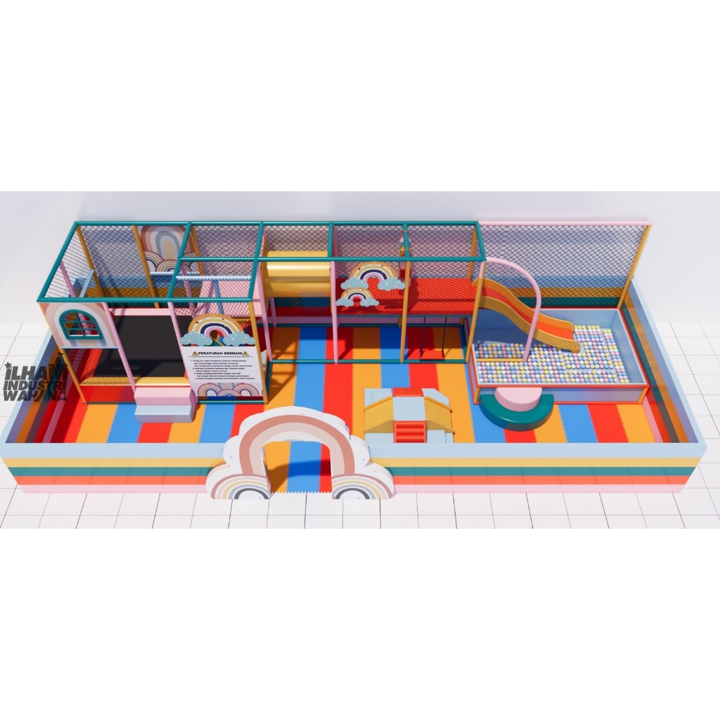 jual playground indoor paket playground mandi bola full set siap pakai harga murah bebas custom