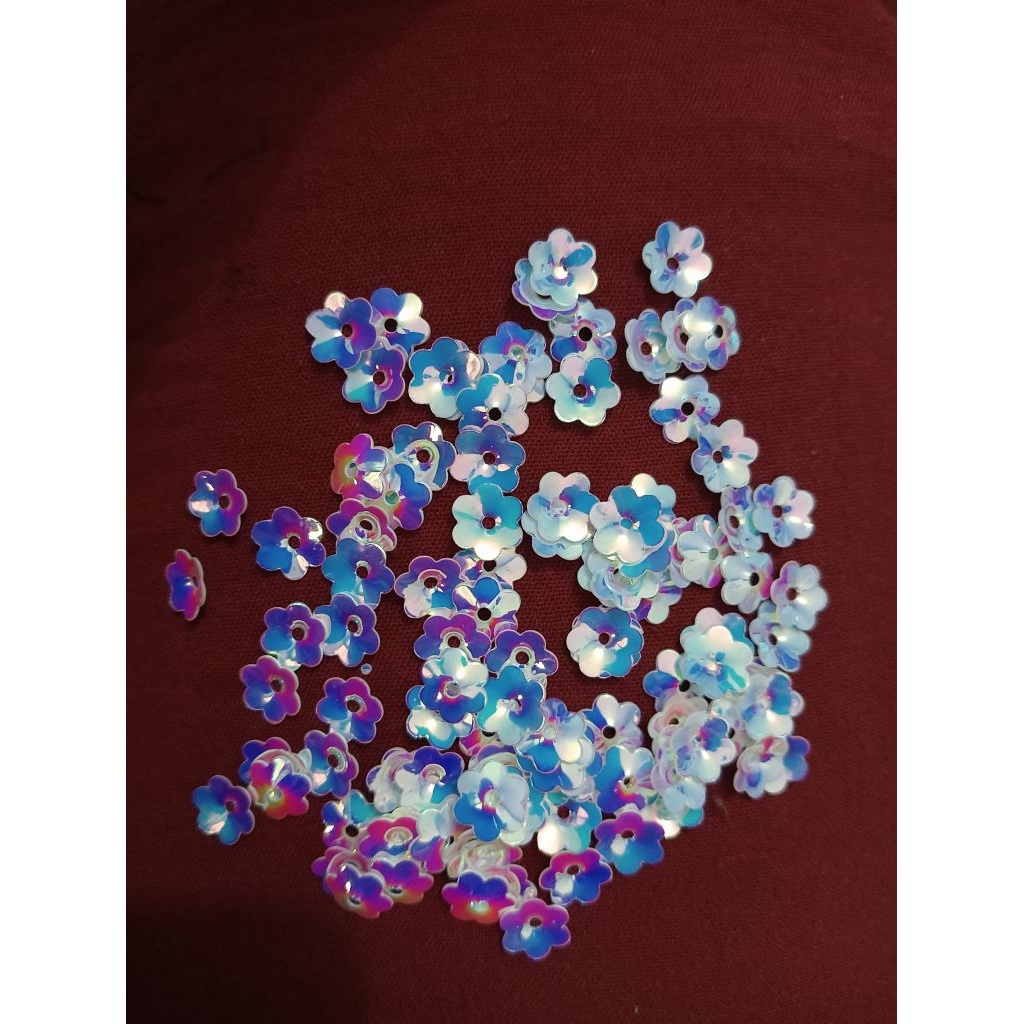 (5gram)mote piringan RAMBOCI/payet piringan RAMBOCI/Payet piring bunga/Payet piring