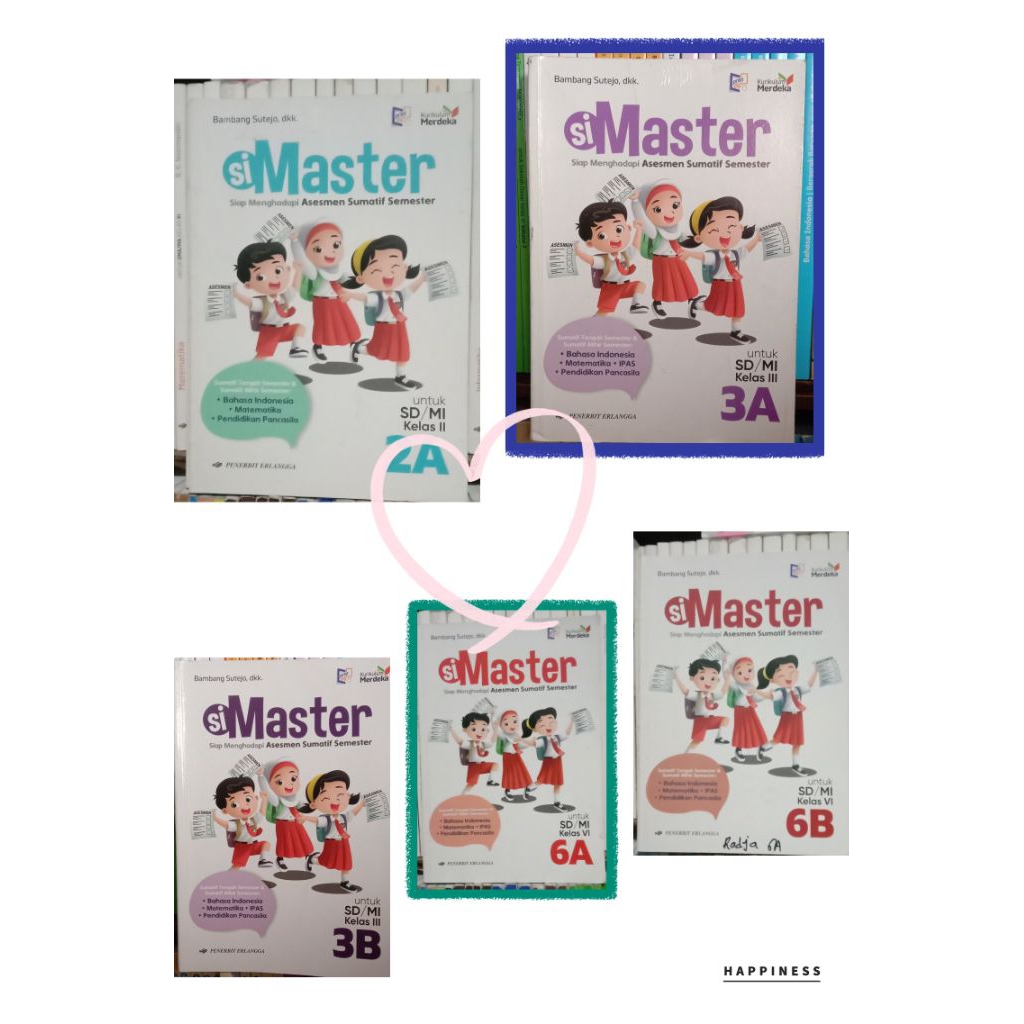 Simaster. SD Mi kls.2A 2B.3A.3B.6A.6B(Bekas)