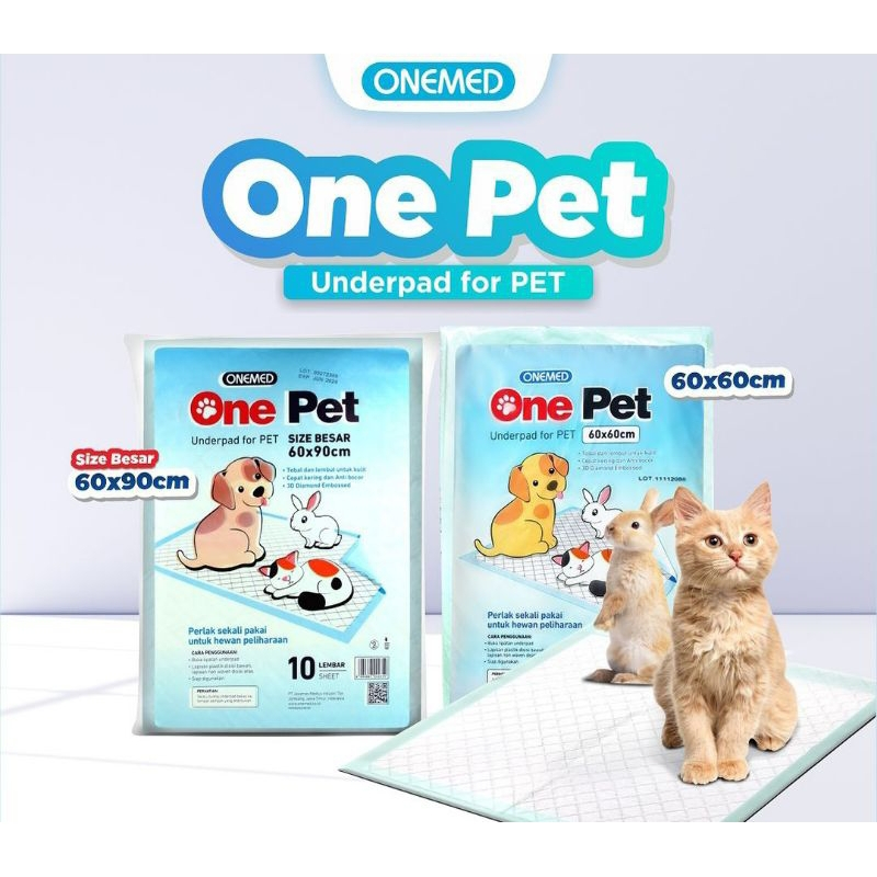 OneMed Underpad Hewan 60x60 / Onemed One Pet 60x60