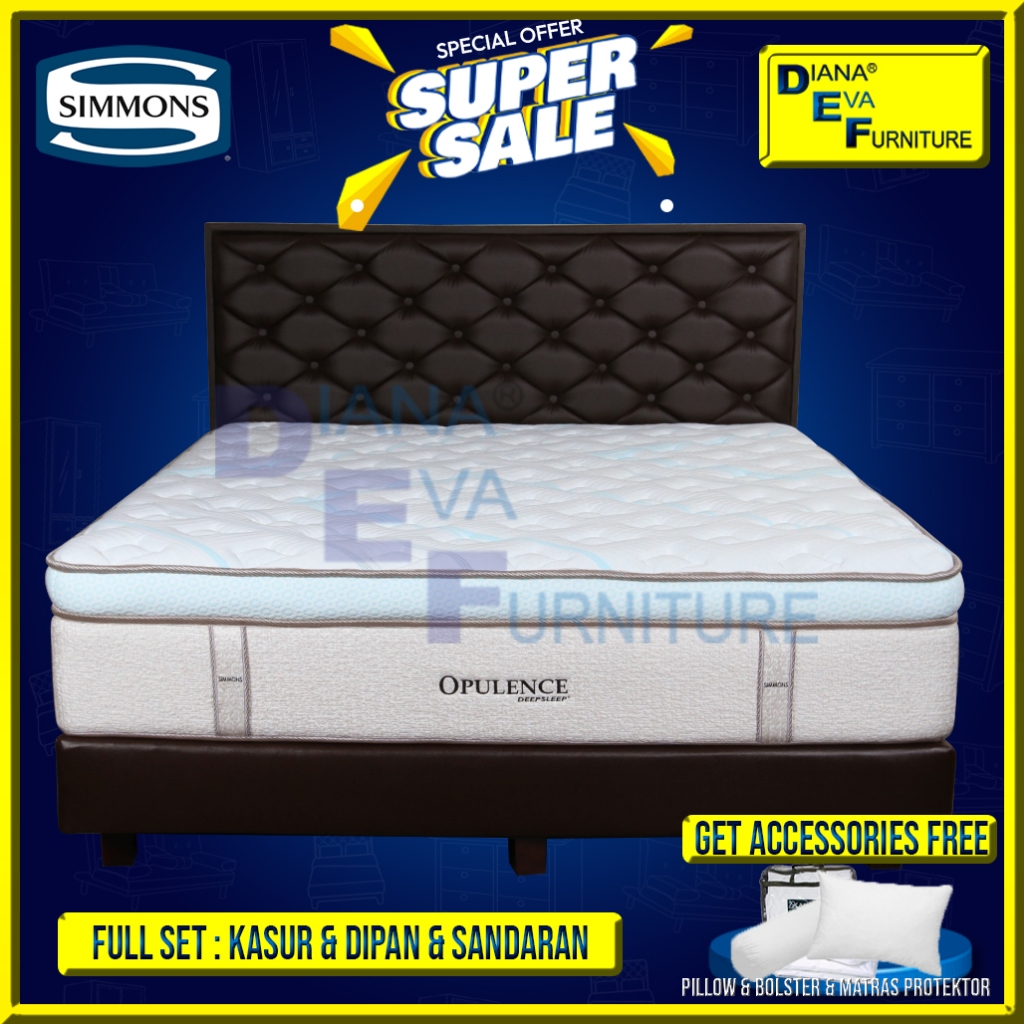 Simmons Opulence Full Set Kasur Springbed