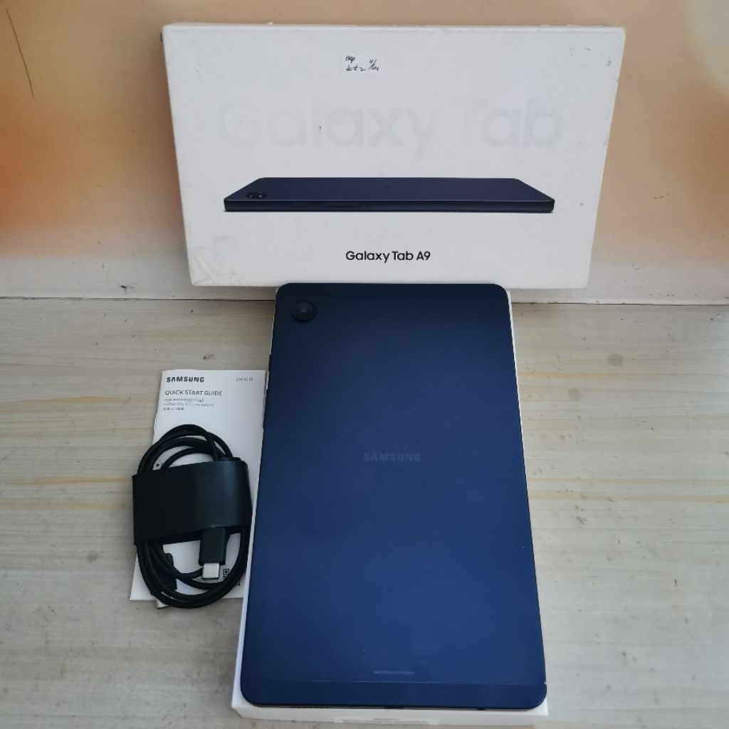 Samsung Tab A9 WIFI ONLY ram 4GB 64GB Bekas Fullset Inter - second