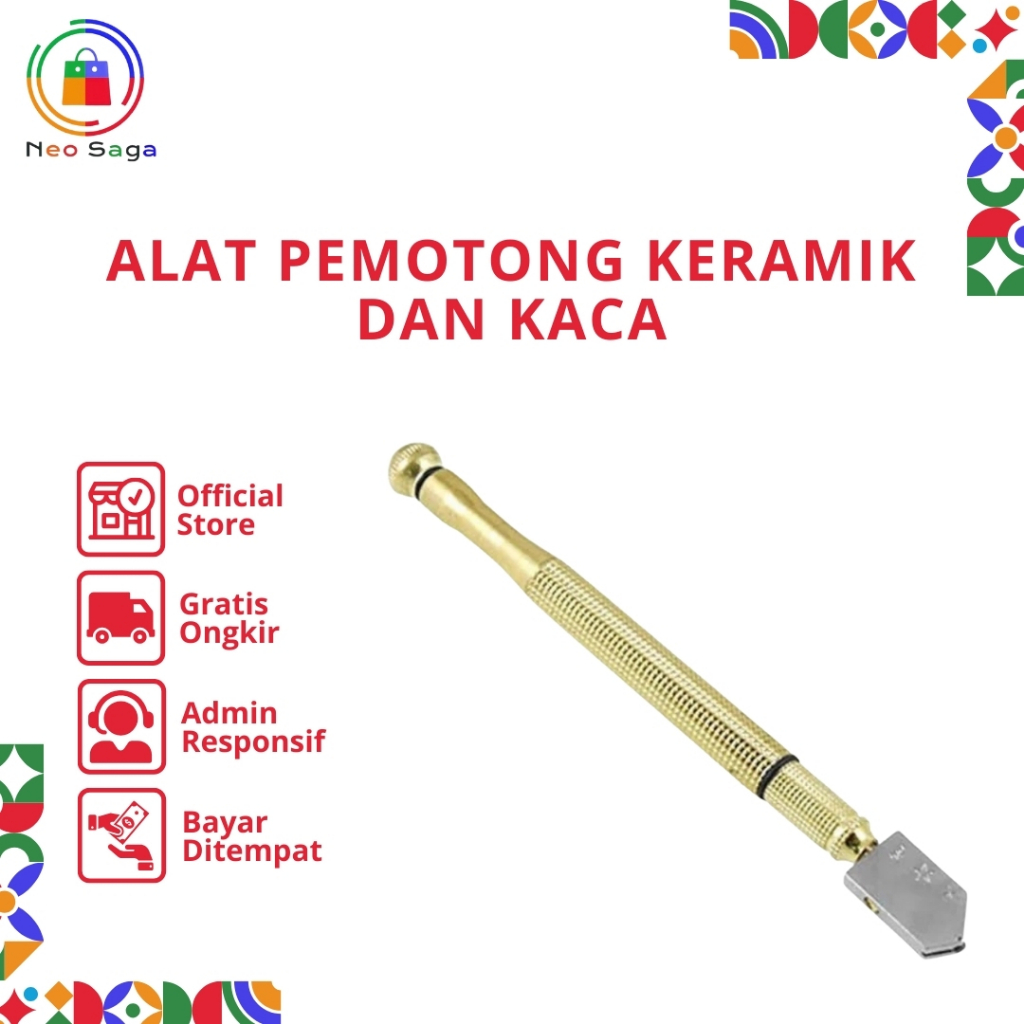 Alat Pemotong Kaca dan Keramik Pisau Cutter Tools Kaca dan Keramik