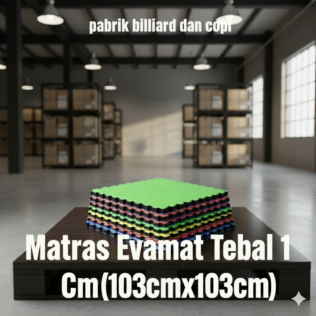 Matras Evamat Tebal 1 Cm - Matras Beladiri Taekwondo,Karate Matras Eva Puzzle Beladiri Matras Arena 