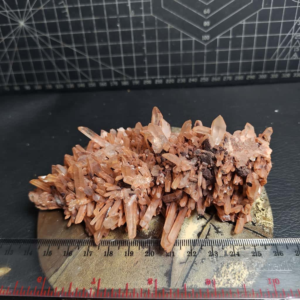 Batu Natural Red Quartz Crystal Cluster (1)