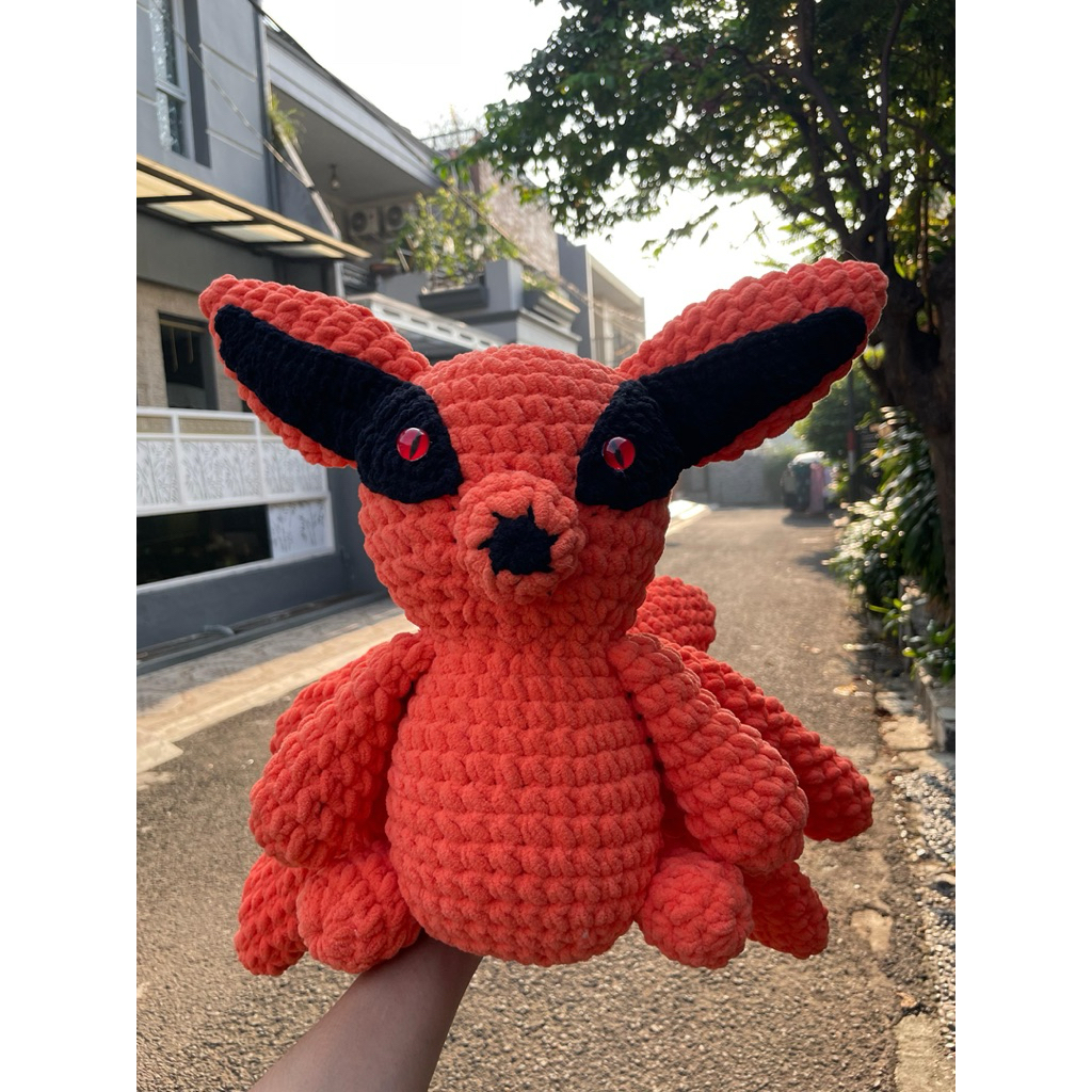 Boneka Rajut Karakter besar KURAMA